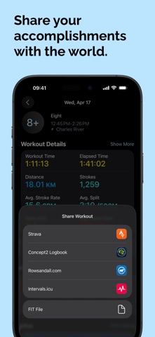 PocketCox - Rowing Workouts Screenshot 4 of 4