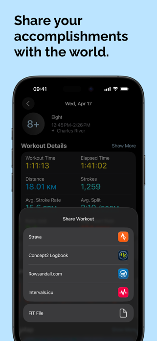 PocketCox - Rowing Workouts Screenshot 4 of 4