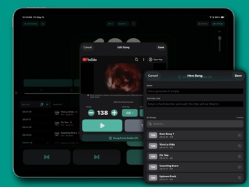 Click Me - metronome iPad screenshot