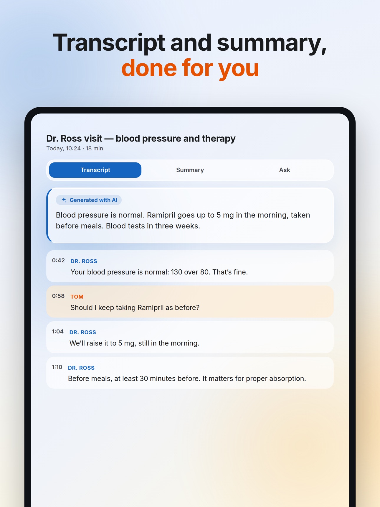 Screenshot 12 of Capta: Record & Transcribe