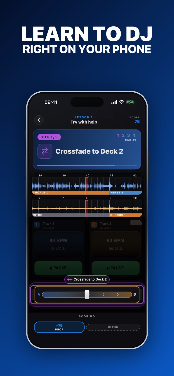 L2DJ: Learn to DJ Lessons iphone screenshot 1
