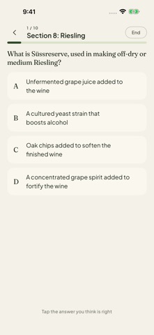 Verdant: WSET Level 2 Practice Screenshot 7 of 7