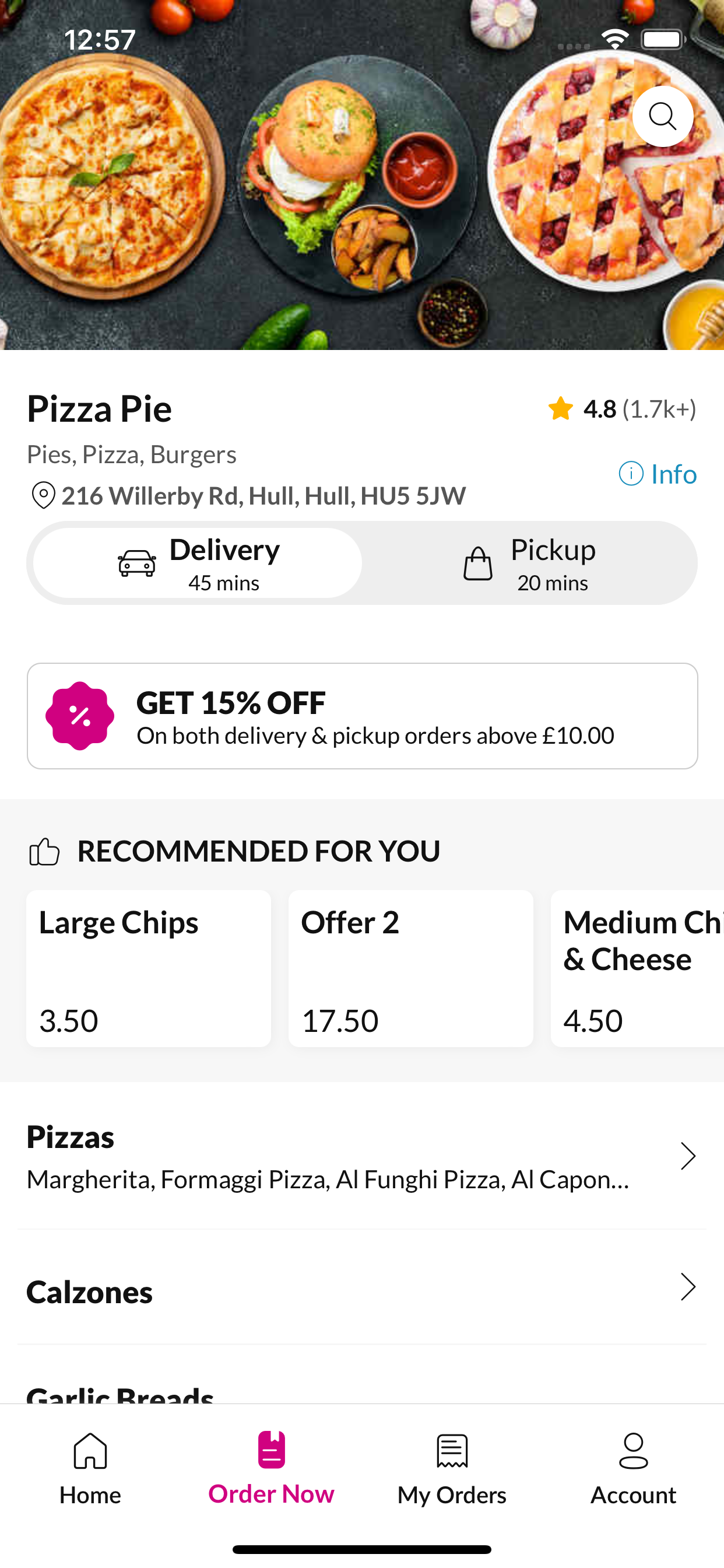 Pizza Pie.