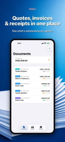 Seikyu: Invoice & Quote Maker screenshot