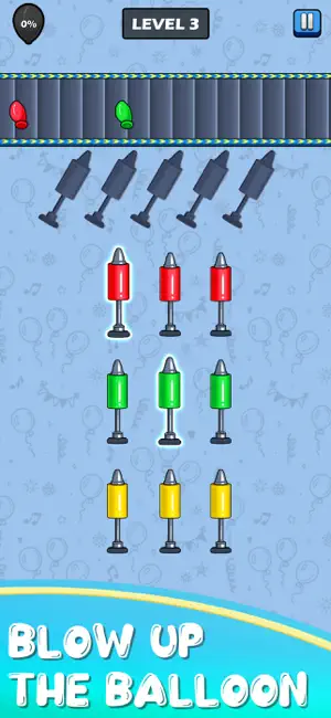 Balloon Fill: Color Match ASMR screenshot 2