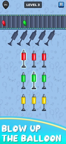 Balloon Fill: Color Match ASMR screenshot