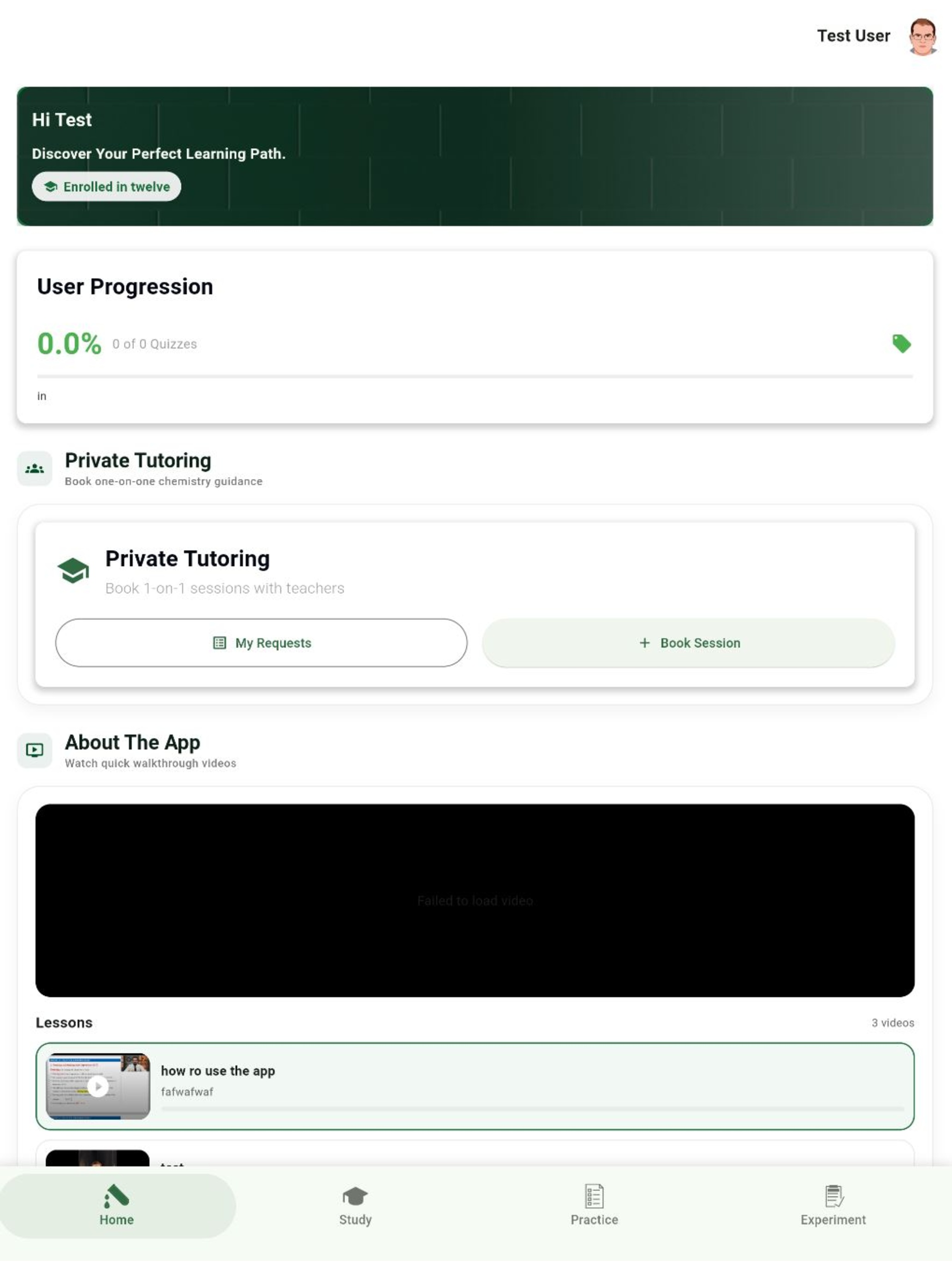 The AlChemist : Learning App