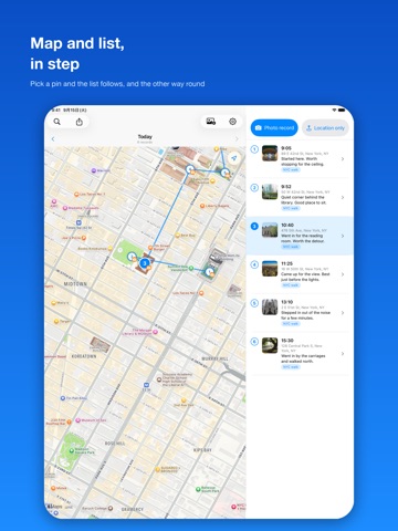 pictoMap iPad screenshot