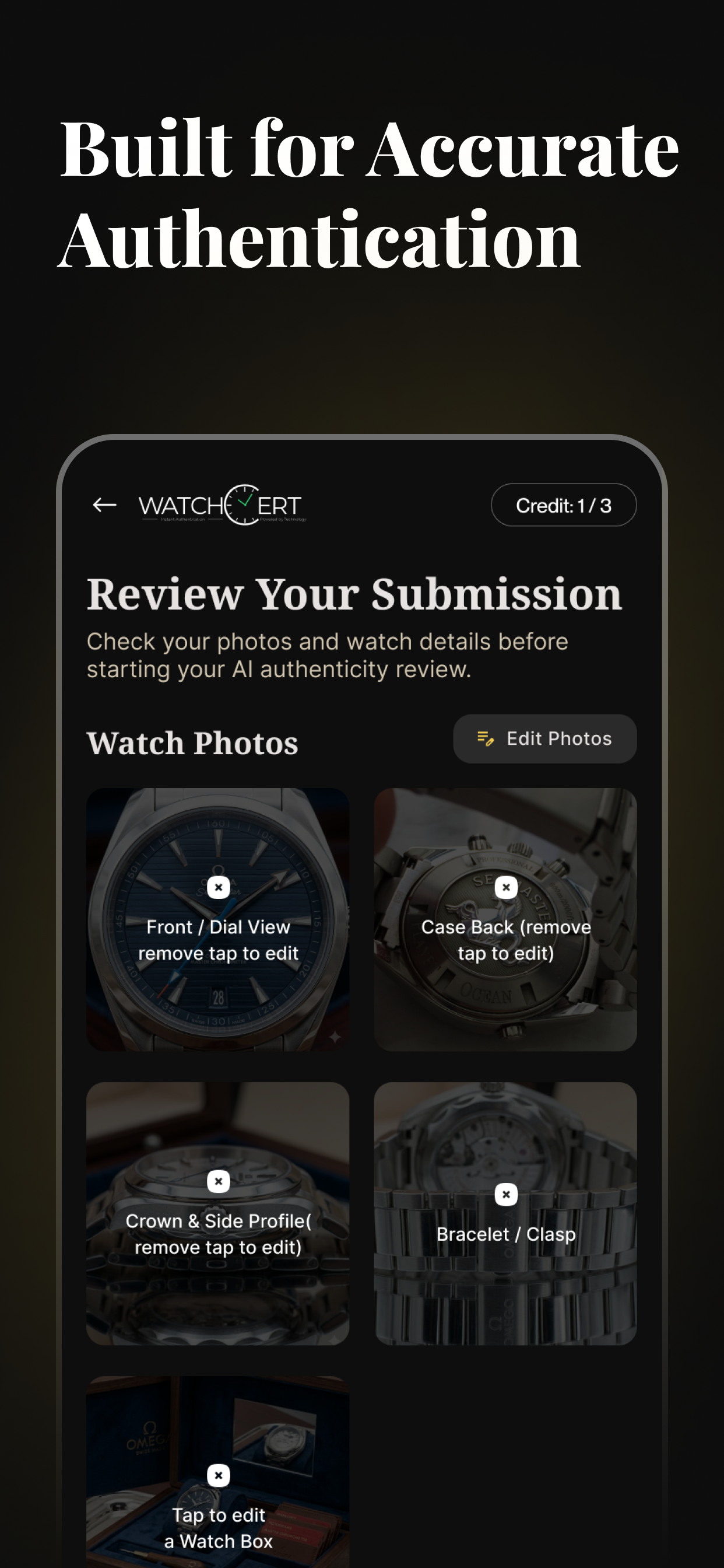 WatchCert: Watch Authenticator screenshot 3