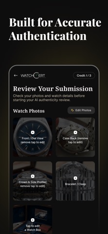 WatchCert: Watch Authenticator Screenshot 3 of 6