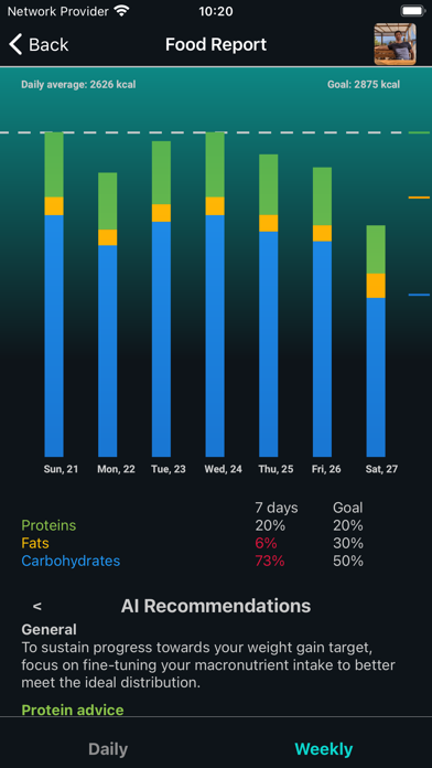 zhakun.ai: Fitness & Calories Screenshot