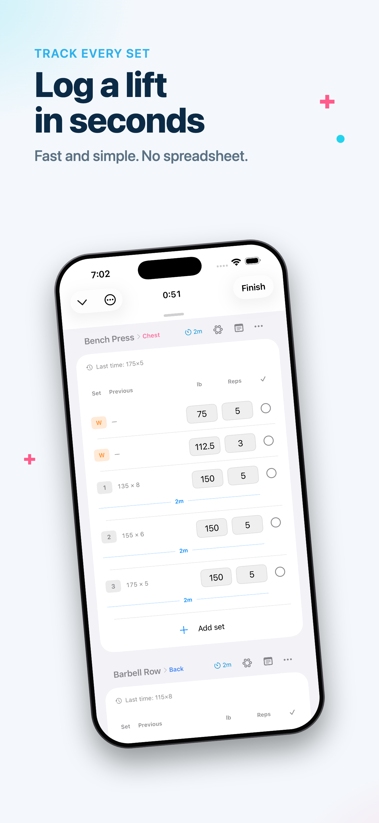 UpLift: Gym Buddy & Lift Log screenshot 2