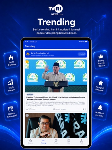 TVRI News iPad screenshot 3