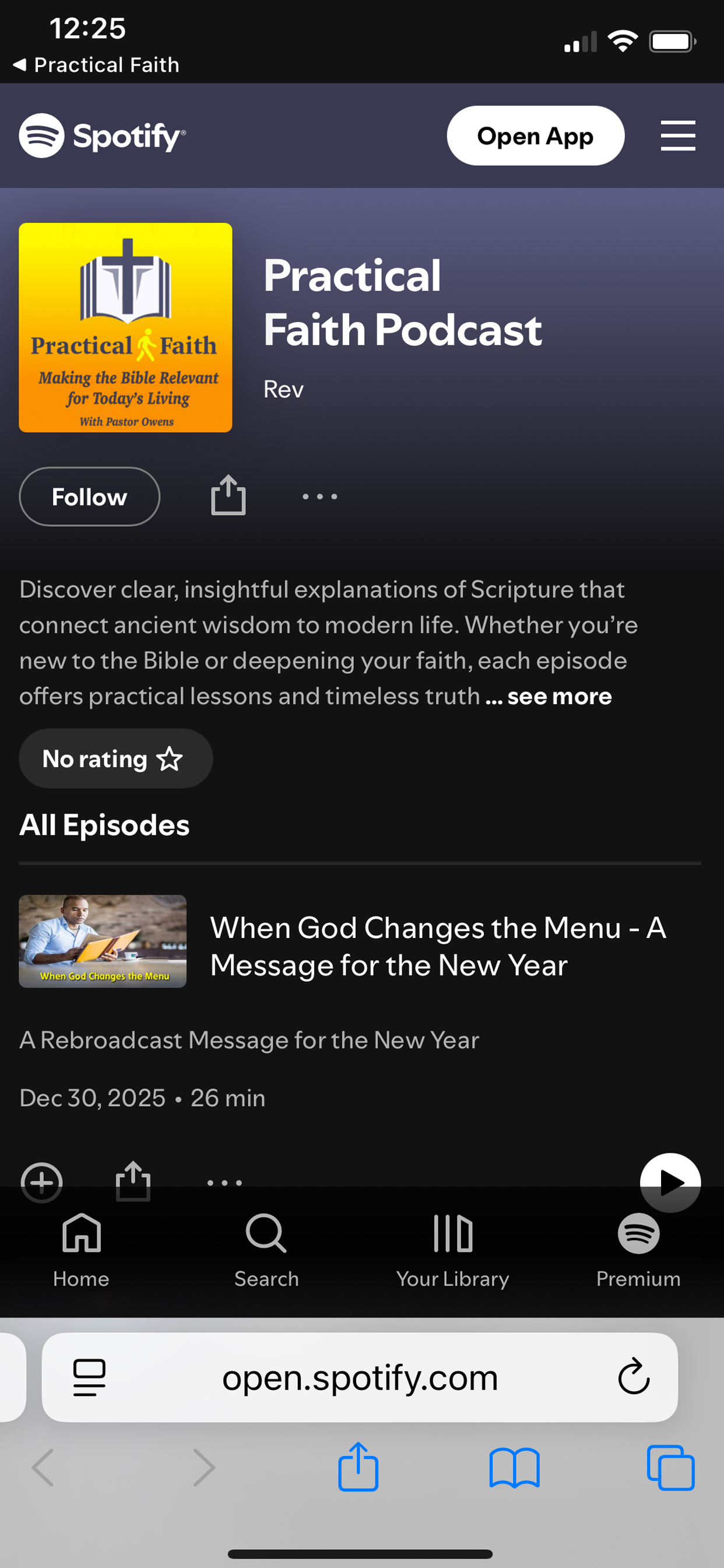 Practical Faith App