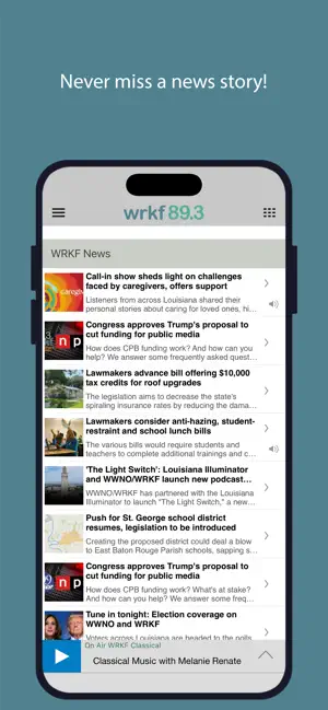 WRKF Public Radio App screenshot 4
