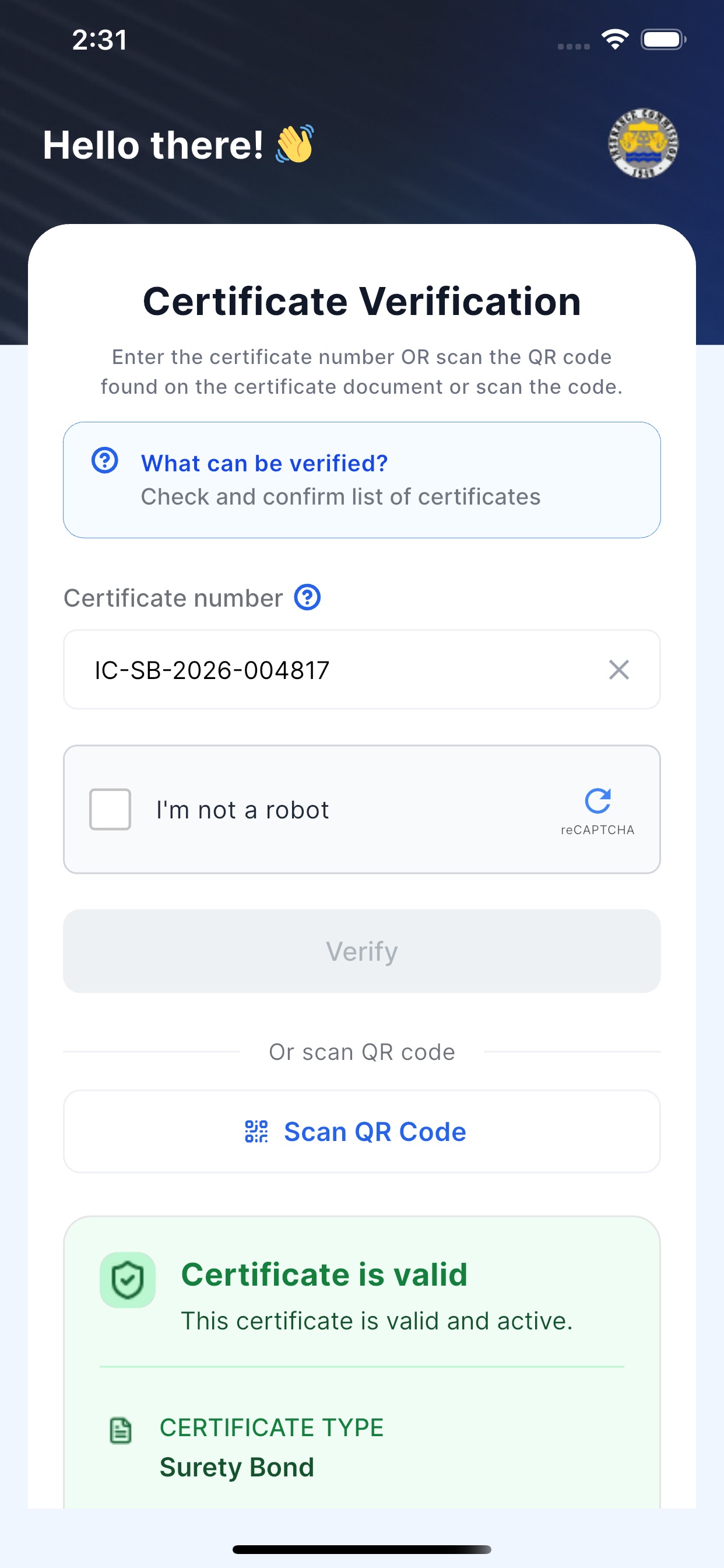 Screenshot 4 of IC Verify