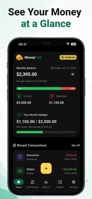 MoneyTalk: Budget & Expenses screenshot 2
