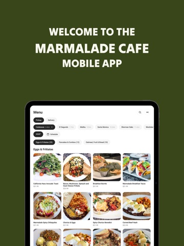 Marmalade Cafe - Order Now iPad screenshot