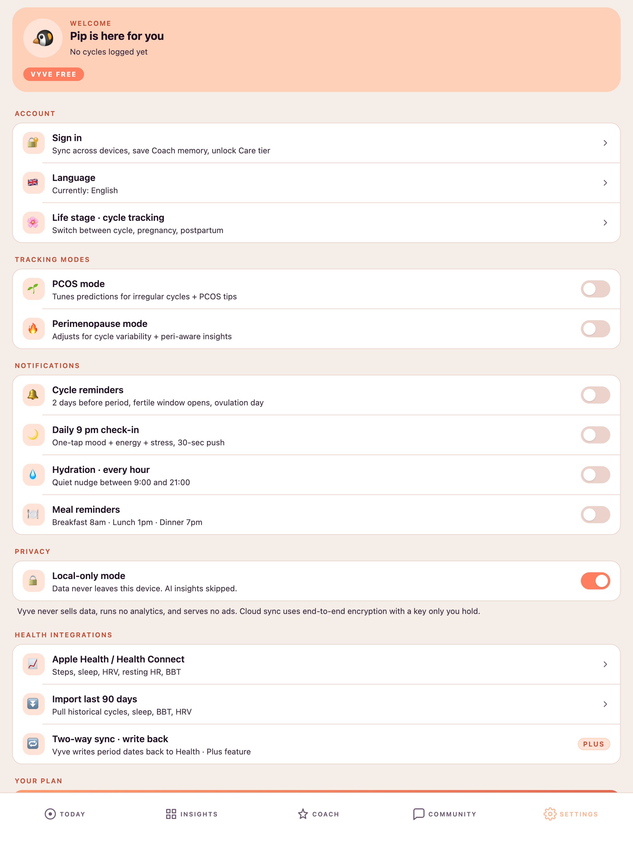 Period & Cycle Tracker - Vyve screenshot 13