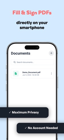 Easy PDF Signer: Scan & Fill Screenshot 4 of 5