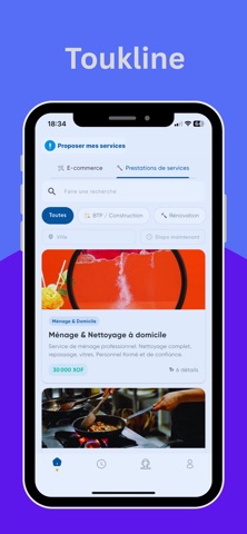 Toukline screenshot