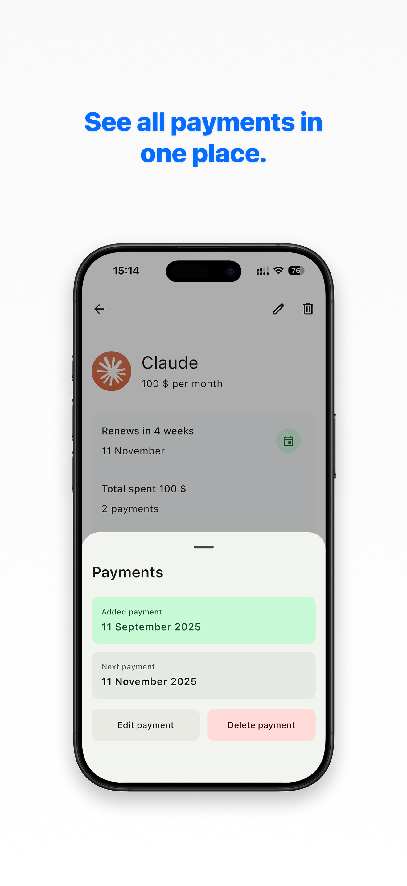 SmartSubs: Track Subscriptions screenshot 5