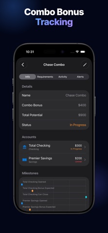 Bank Bonus: Tracker & Rewards screenshot