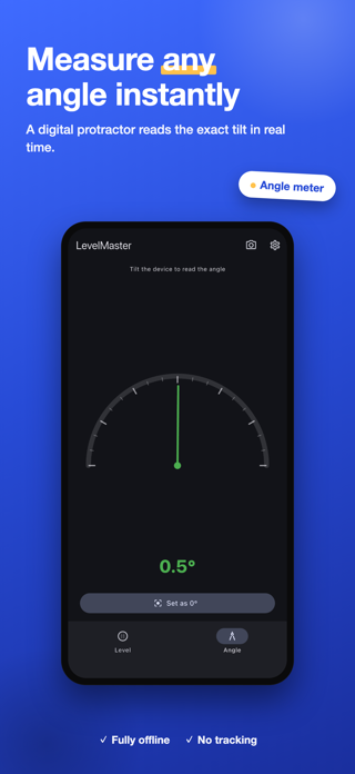 LevelMaster: Bubble Level Screenshot 1 of 4
