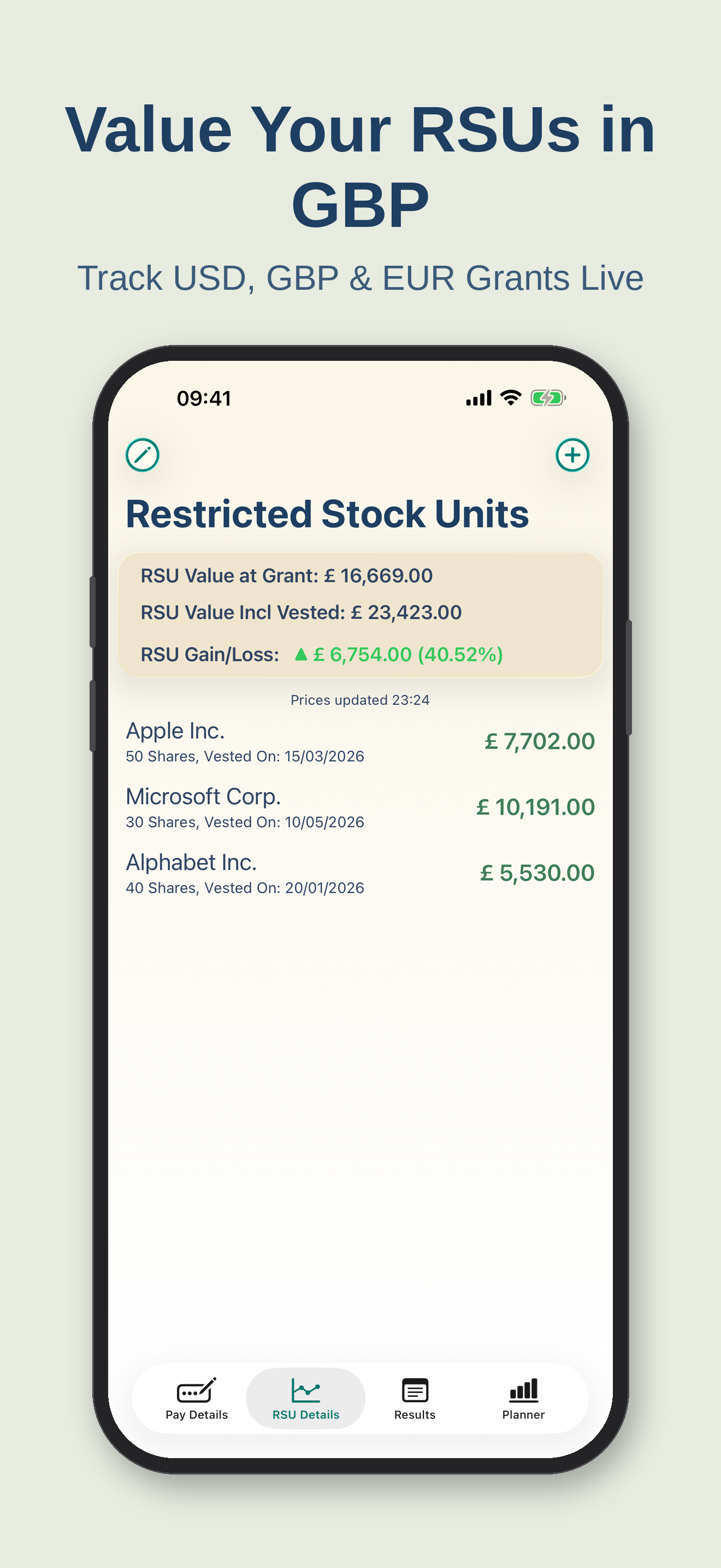 UK Tax & Salary Calculator RSU screenshot 3
