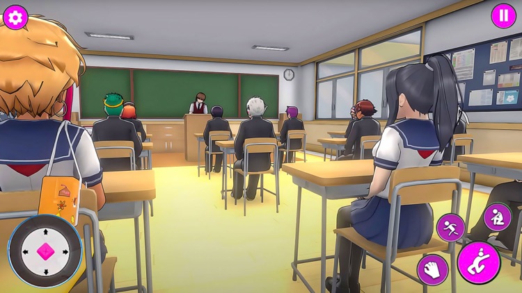 Anime Girl High School 3D Life screenshot-5