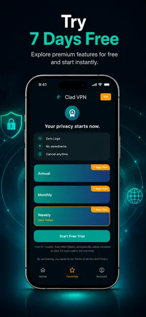 Clad VPN: Fast & Secure screenshot 4