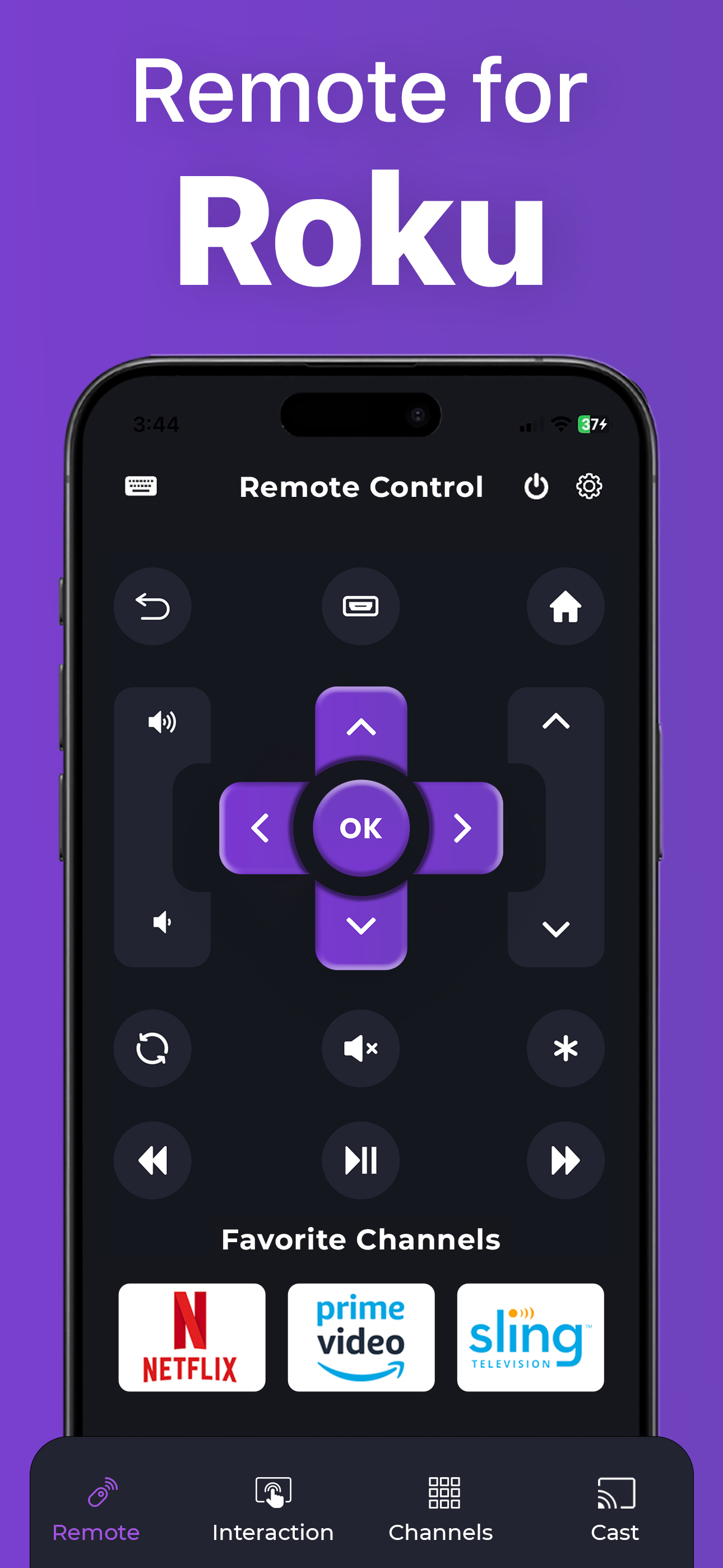Remote for Roku TV: TCL & Onn