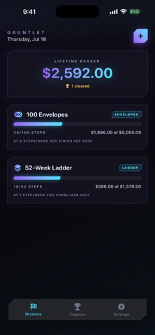 Gauntlet: Savings Challenges Screenshot 3 of 4
