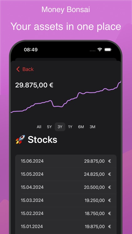 Money Bonsai Net Worth Tracker screenshot-4