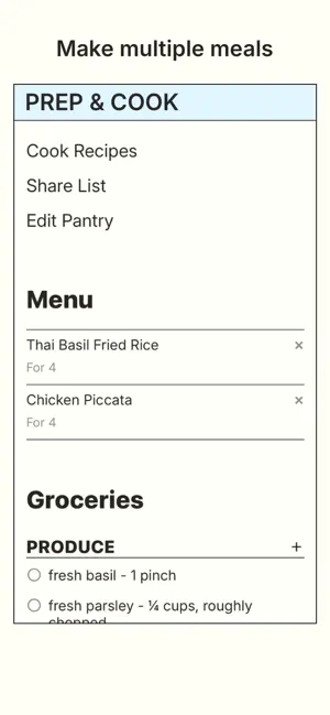 Cook Olea screenshot 2