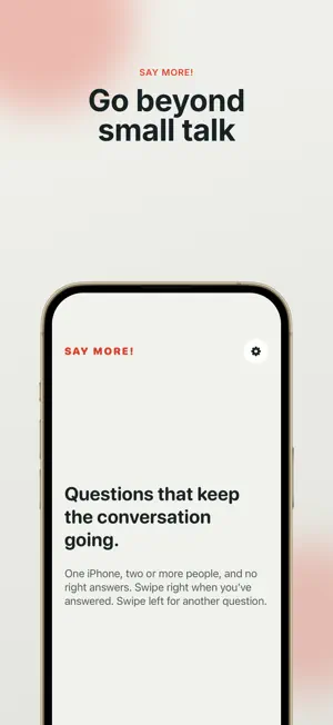Say More! Conversation Cards screenshot 1