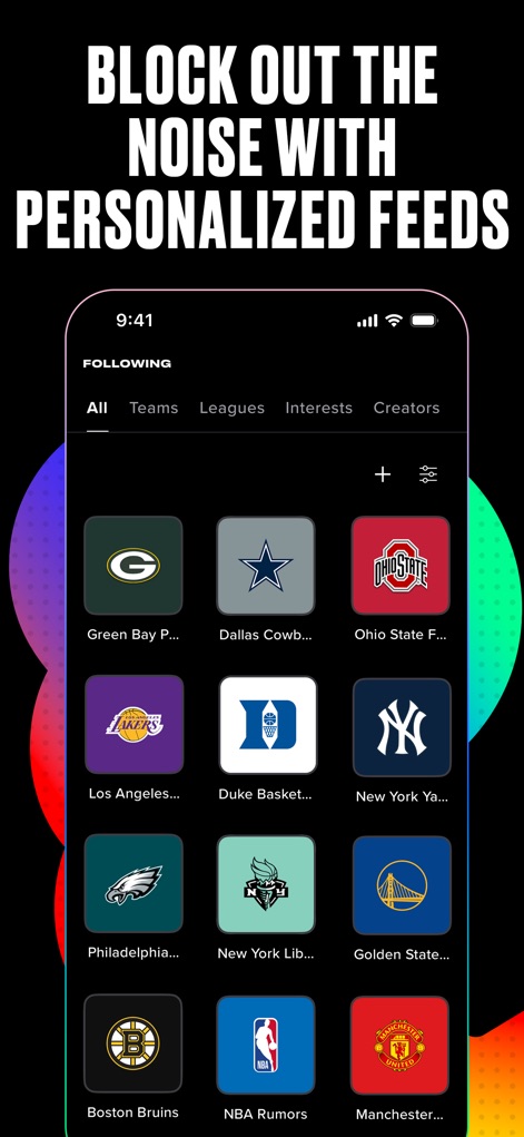 Bleacher Report: Sports News - La aplicación ofrece una personalización profunda del feed, permitiendo a los usuarios seleccionar sus equipos y ligas favoritas, creando así una experiencia de contenido única y relevante.
