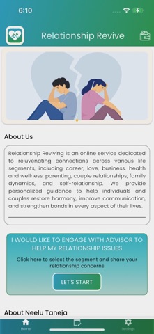 Relationship Revive iPhone screenshot
