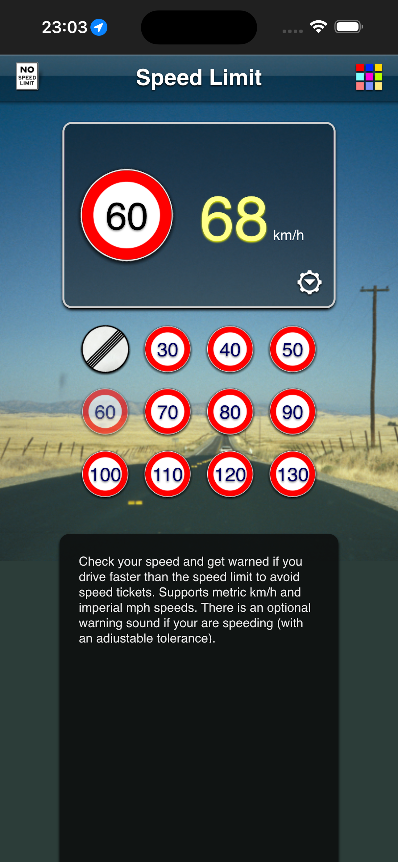 Speed Limit App