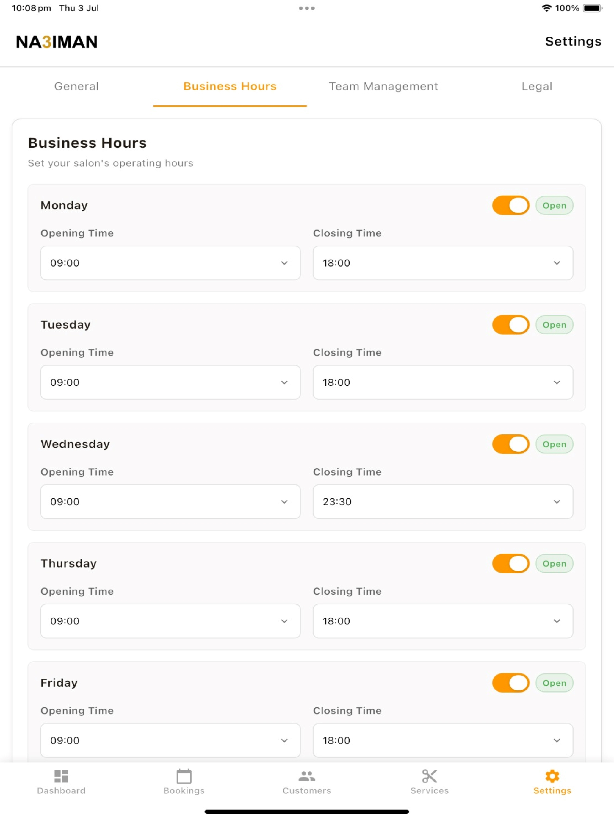 naiman for businesses screenshot 13