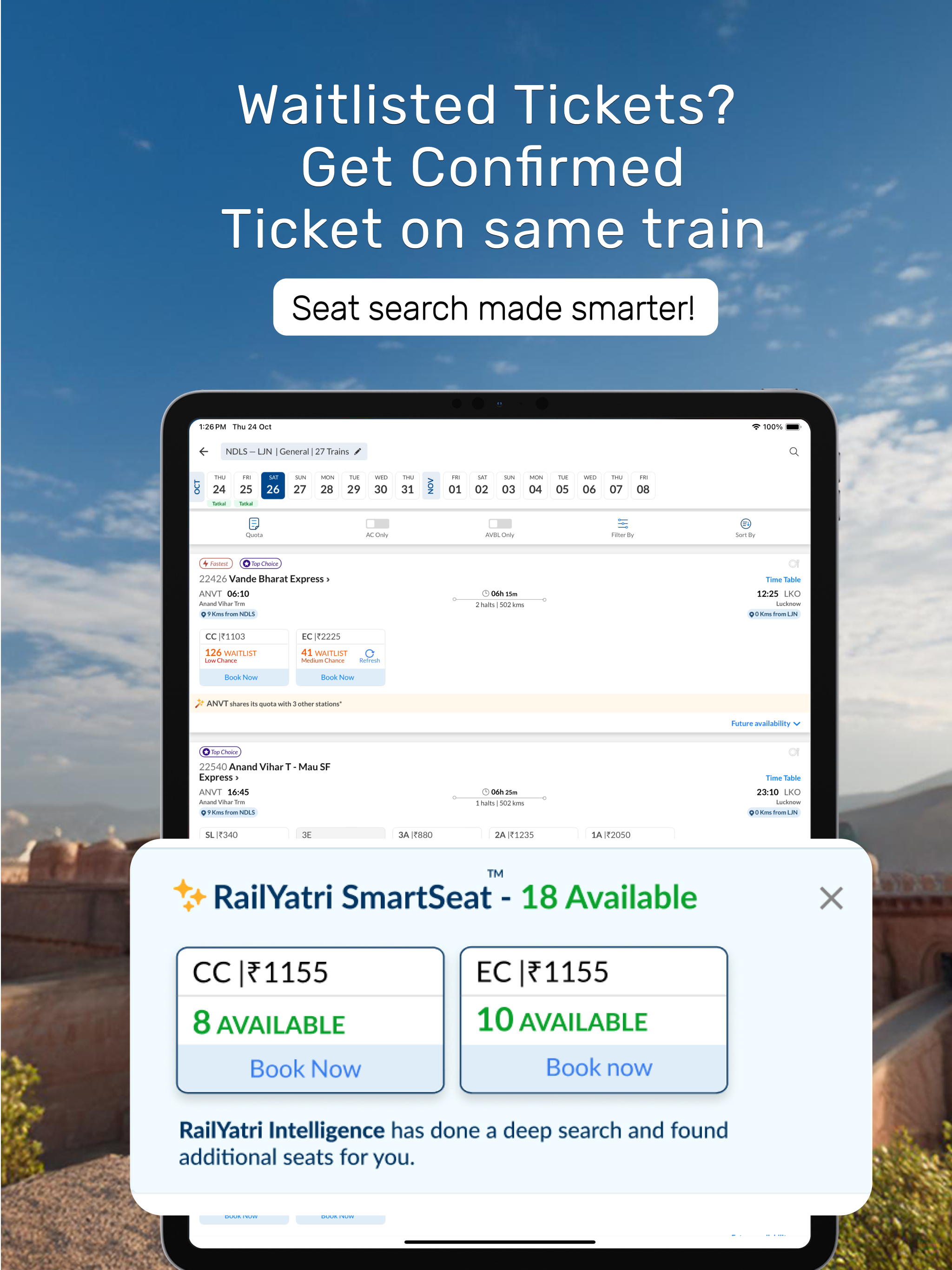 Train Ticket App : RailYatri screenshot 11
