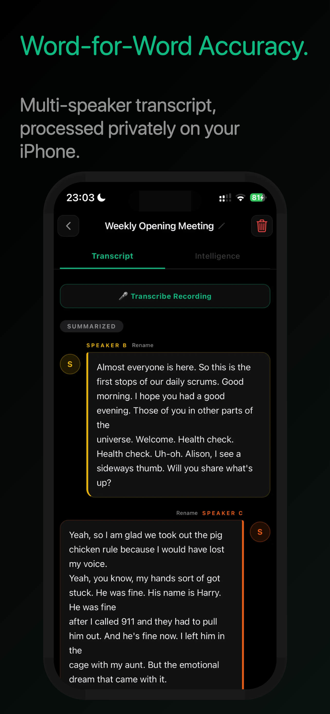ScribeZero: Meeting Minutes