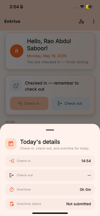 Entrivo App Screenshot 5 of 5