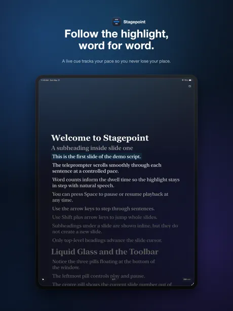 Stagepoint screenshot 2