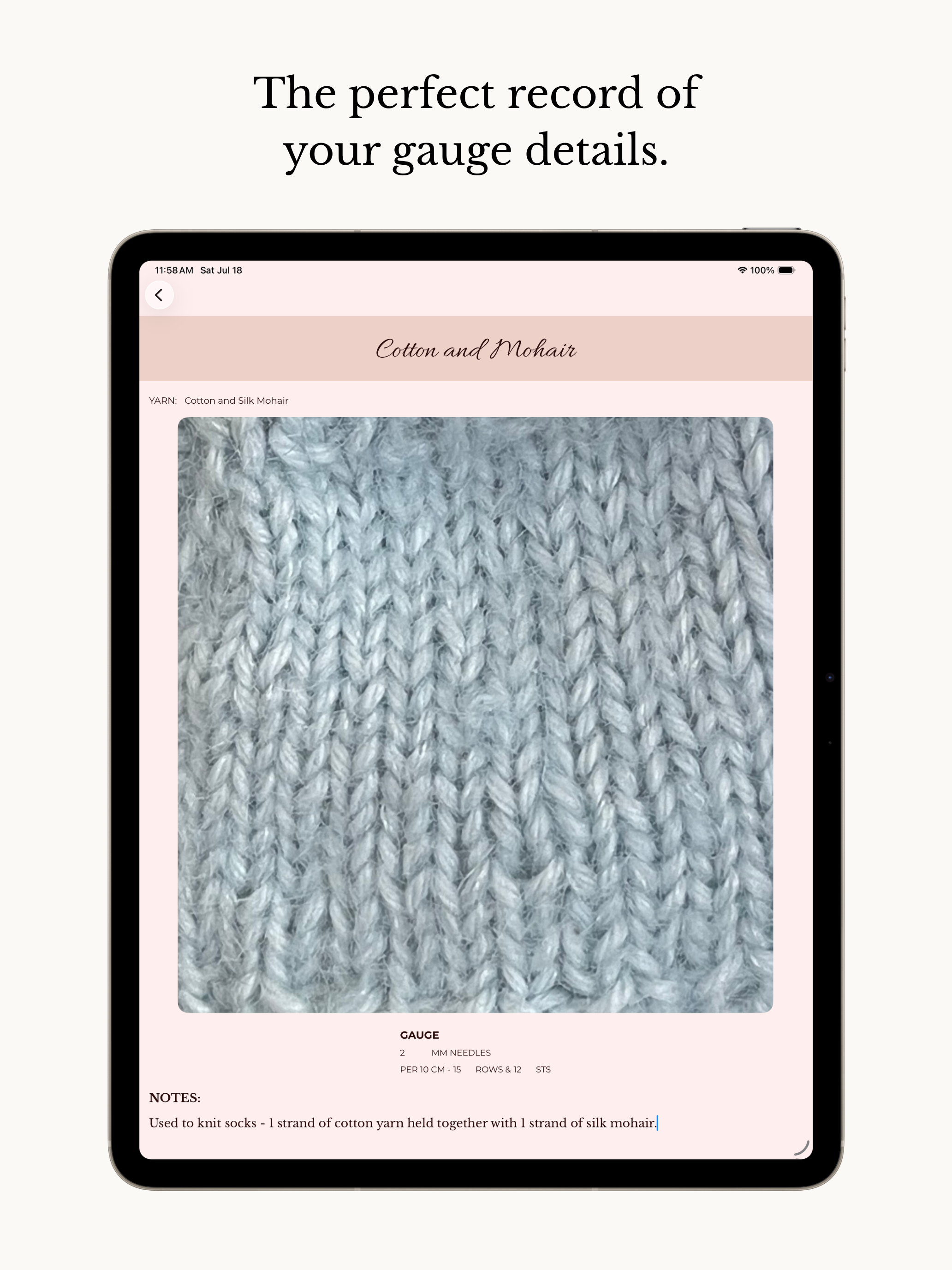 Knitted - Knitting Diary App screenshot 18