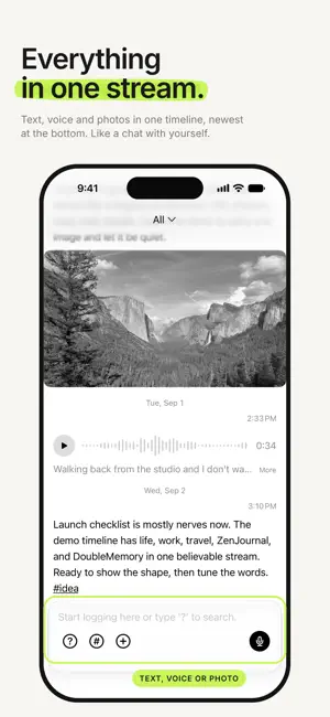 ZenJournal: Minimalist Log screenshot 1
