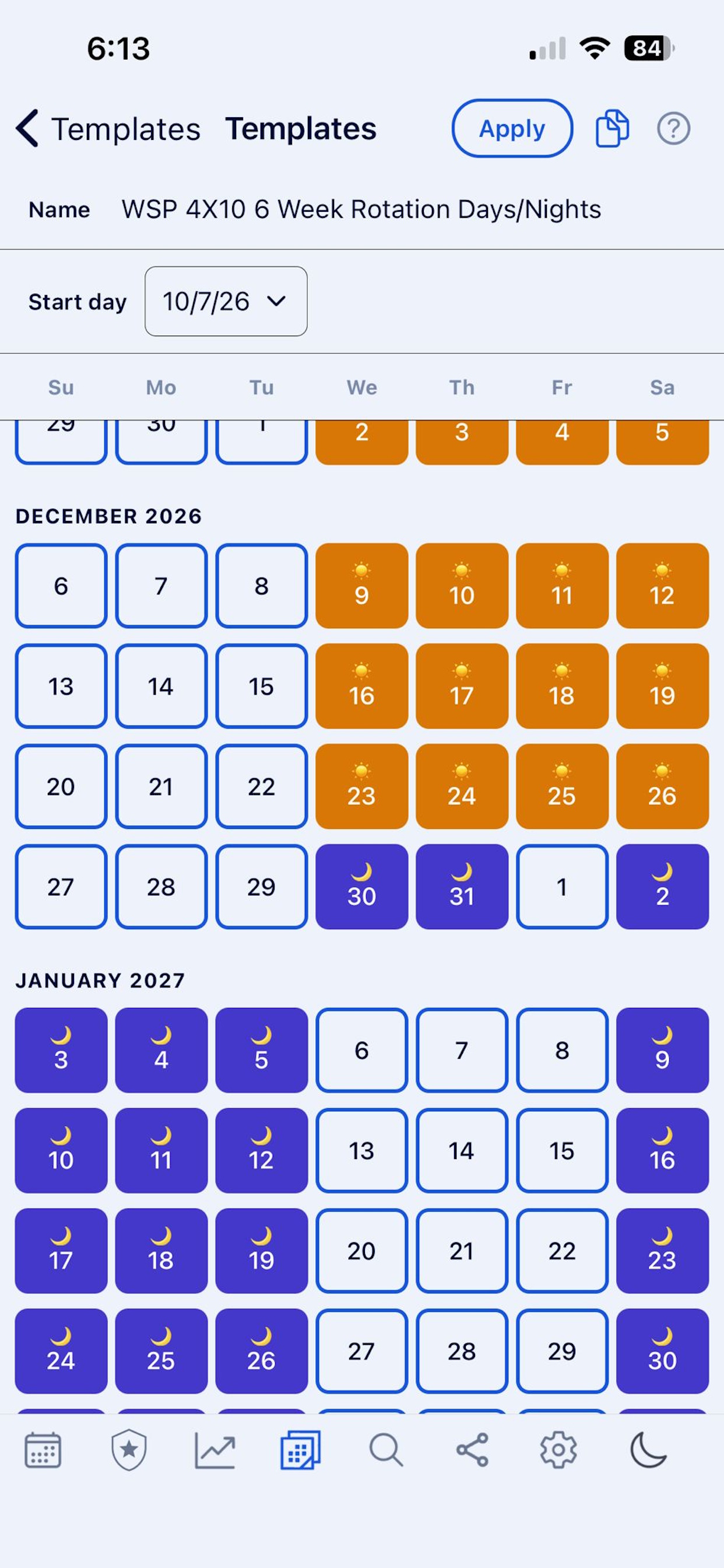 BlueShifts Police Calendar screenshot 3