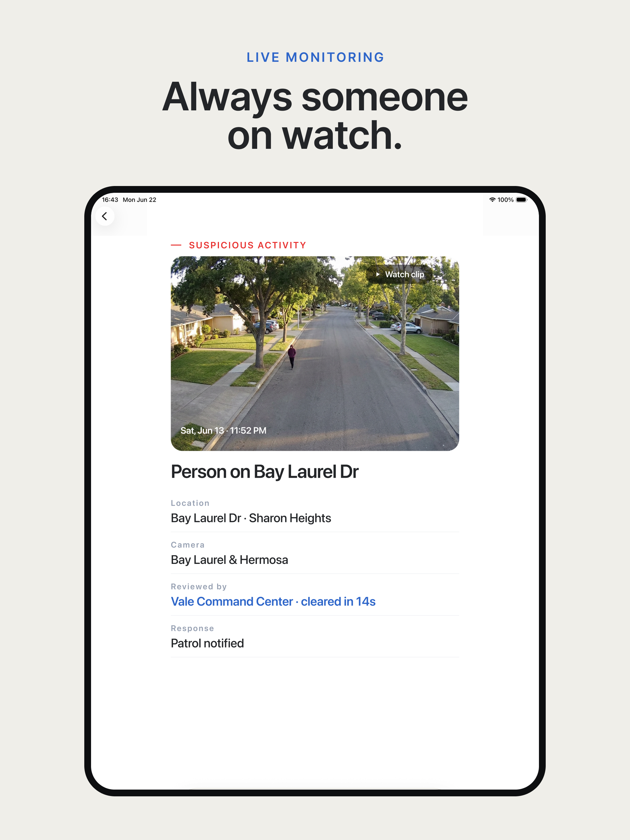 Vale - Neighborhood Safety