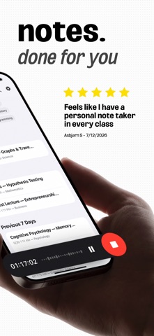 Auranotes - AI Lecture Notes screenshot