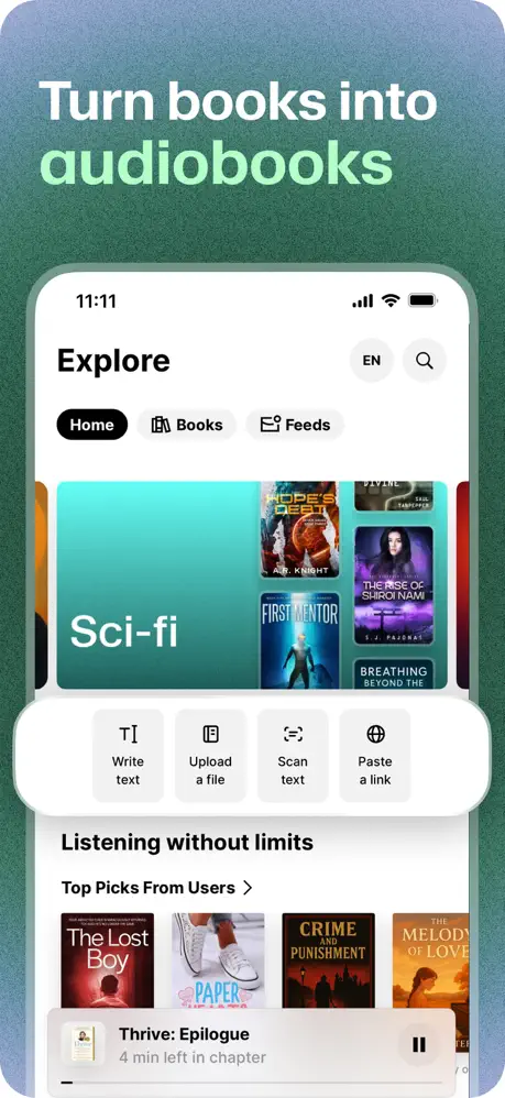 ElevenReader - Read Text Aloud screenshot 2